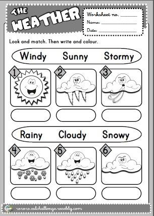 Weather Worksheets for First Graders Eslchallenge English Teaching Resources English Yes 1