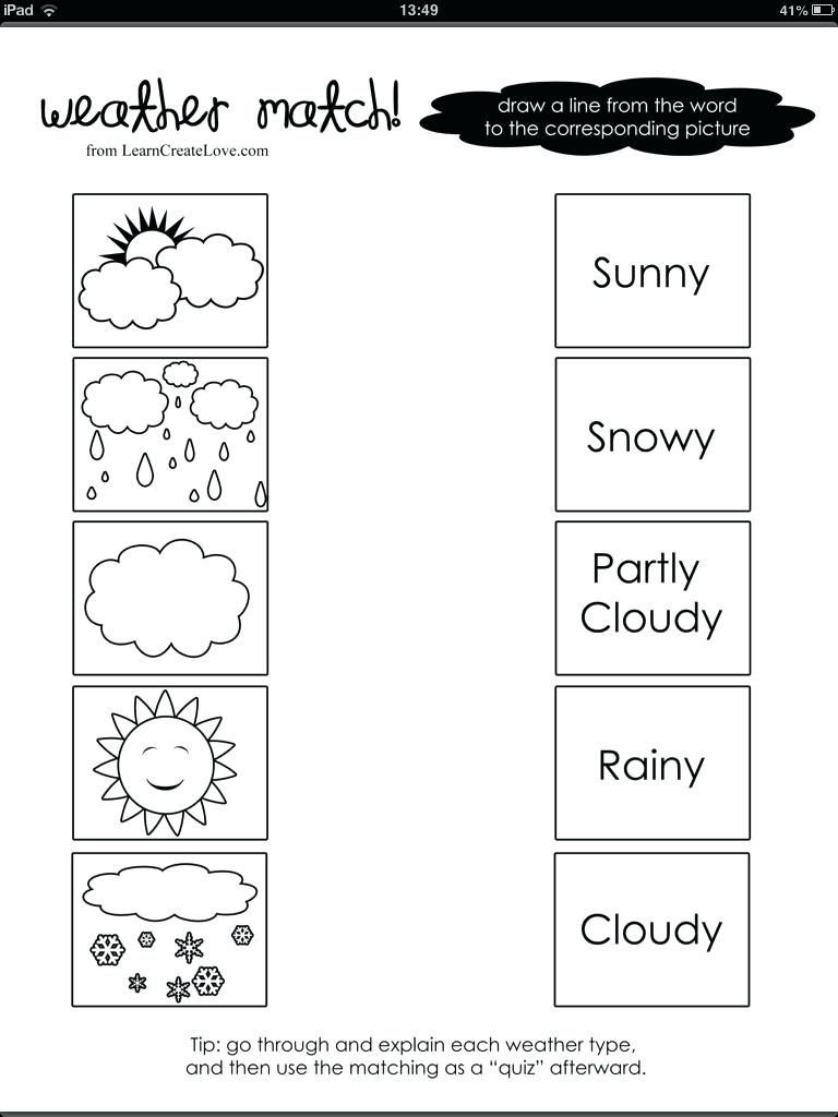 Weather Worksheets for First Graders Free 1st Grade Worksheet Science 1st Grade Free