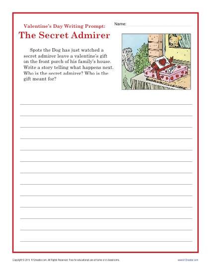 Writing Worksheets for 5th Grade Valentine S Day Worksheet