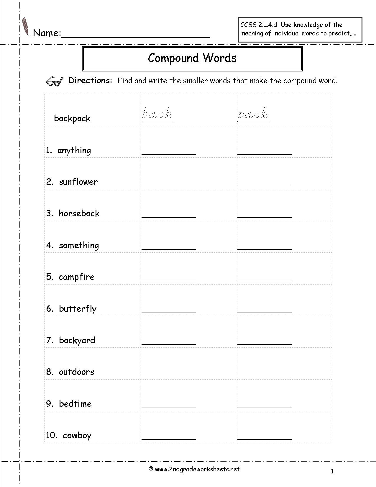 2nd Grade Grammar Worksheets Free Free Language Grammar Worksheets and Printouts