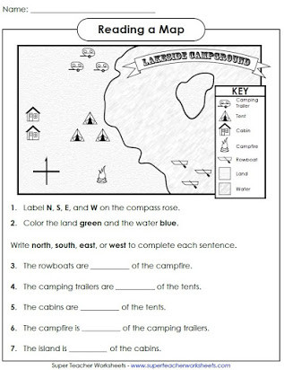 2nd Grade Map Skills Worksheets Free Printable Map Skills Worksheets