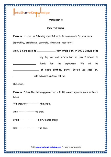 4th Grade English Worksheets Grade 4 English Resources Printable Worksheets topic