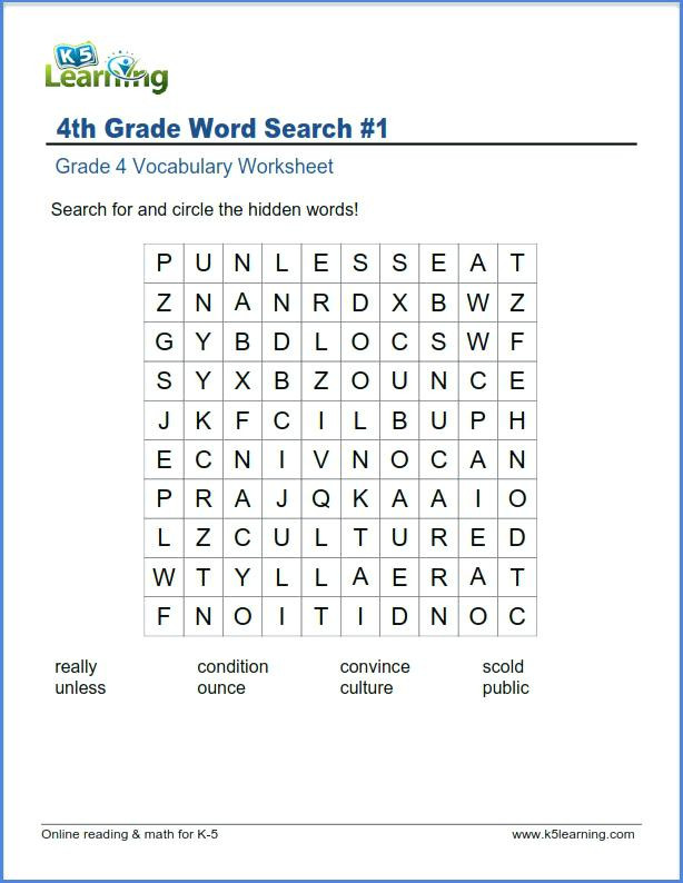 4th Grade Vocabulary Worksheets 4th Grade Vocabulary Words Grade 4 Vocabulary Worksheet Word