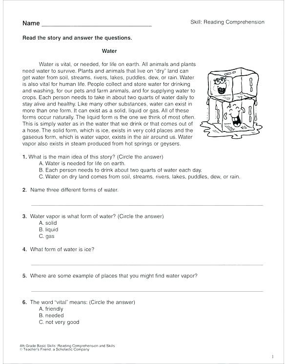 5th Grade Main Idea Worksheet 29 Prehensive Main Idea Worksheets