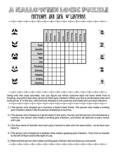 6th Grade Math Puzzle Worksheets Math Logic Puzzle Worksheets &amp; 17 Best Images About Math