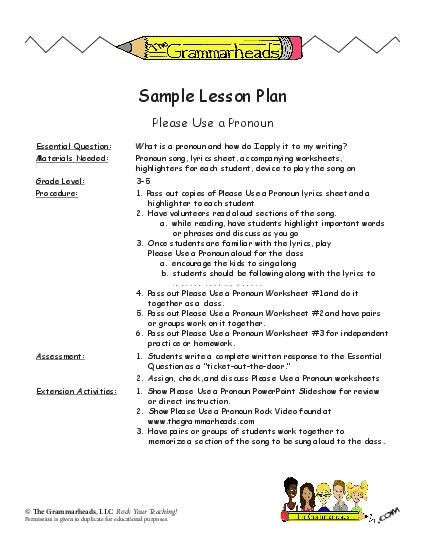 6th Grade Pronoun Worksheets Free Printable Pronoun Worksheets for 6th Grade
