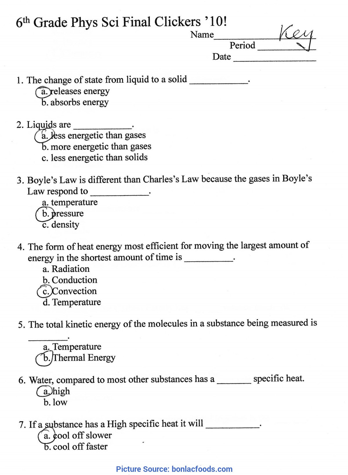 6th Grade Science Worksheets Briliant 6th Grade Science Lessons Free Worksheets for All