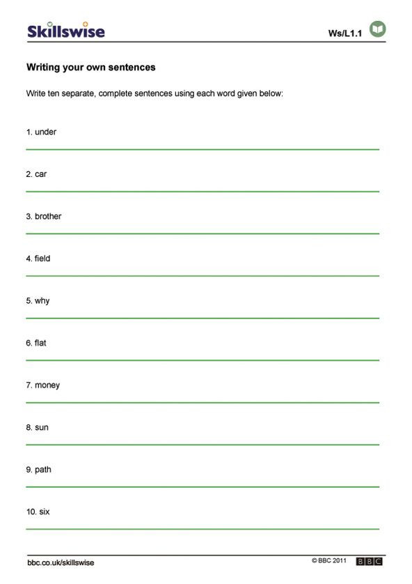 6th Grade Sentence Structure Worksheets Sentence Structure Worksheet Preview