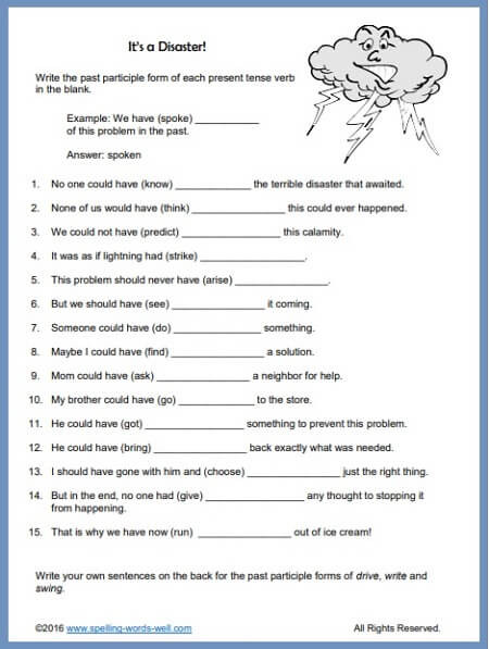 7th Grade Grammar Worksheets Fun English Grammar Worksheets Provide Great Language