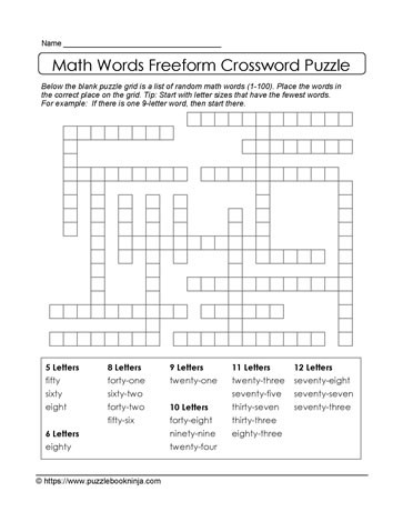 8th Grade Math Vocabulary Crossword Math Vocabulary Crossword Puzzle 8th Grade ÙÙ ÙØ³Ø¨Ù ÙÙ ÙØ ÙÙ