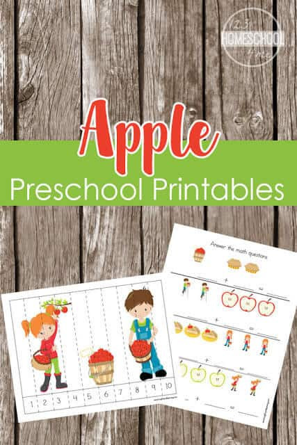 Apple Worksheets Preschool Apple Worksheets Preschool