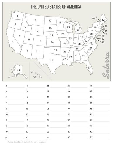 Blank Us Map Quiz Printable Pin On Worksheets