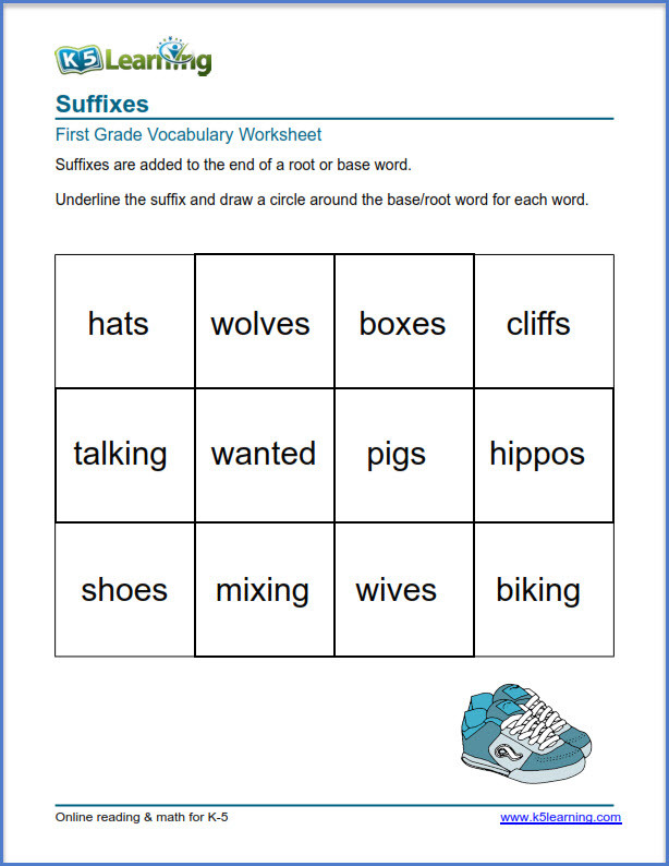 Categorizing Worksheets for 1st Grade New Grade 1 Vocabulary Worksheets