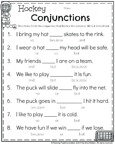 Conjunction Worksheets for Grade 3 Worksheets On Conjunctions for Grade 4 – Dailycrazynews