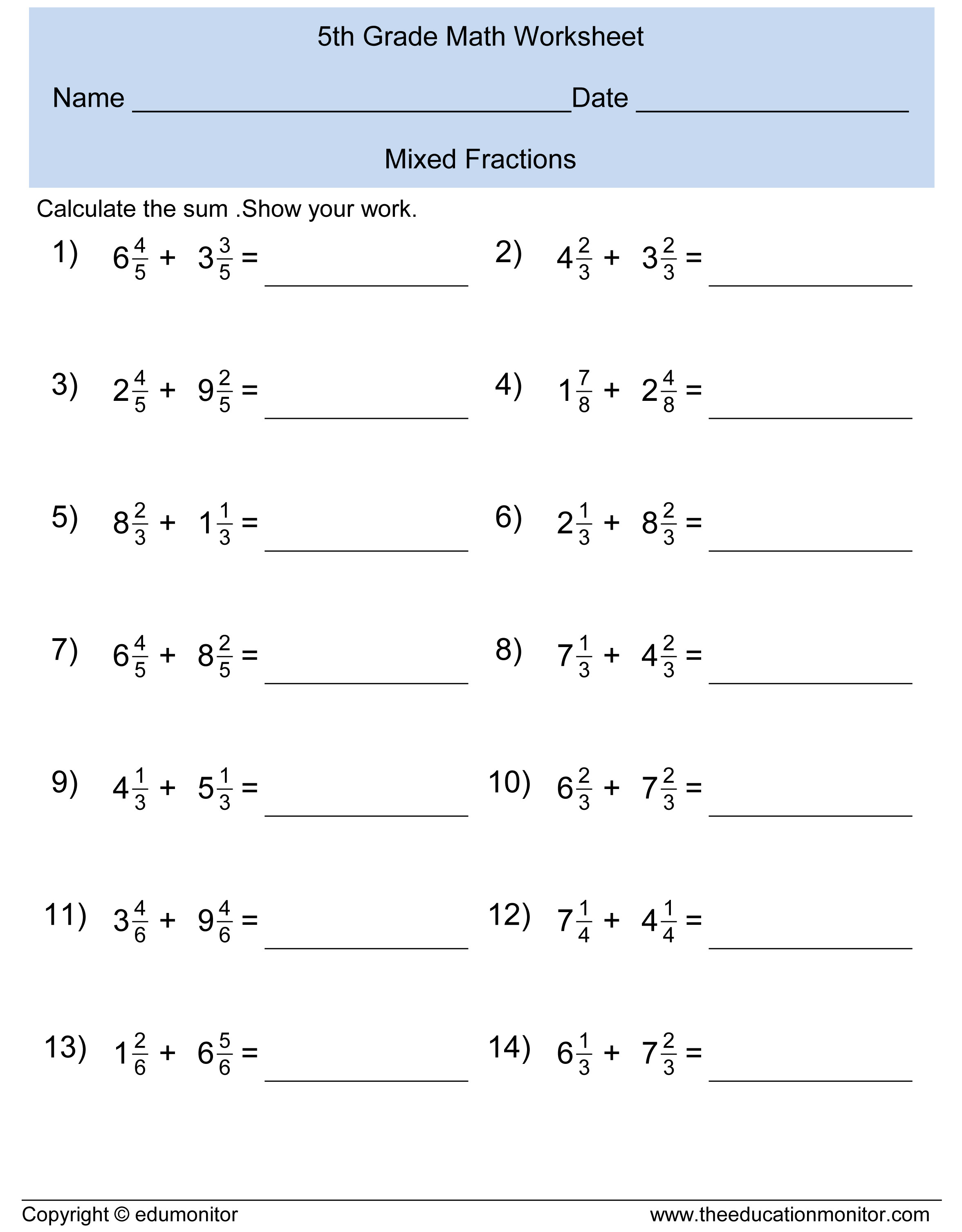 Conversion Worksheets 5th Grade 28 [ Maths Worksheet for Grade 5 ]