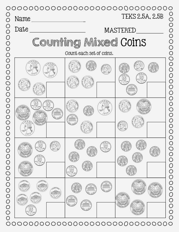 Counting Coins Worksheets 2nd Grade Finishing Up Money Freebie and Tpt Sale