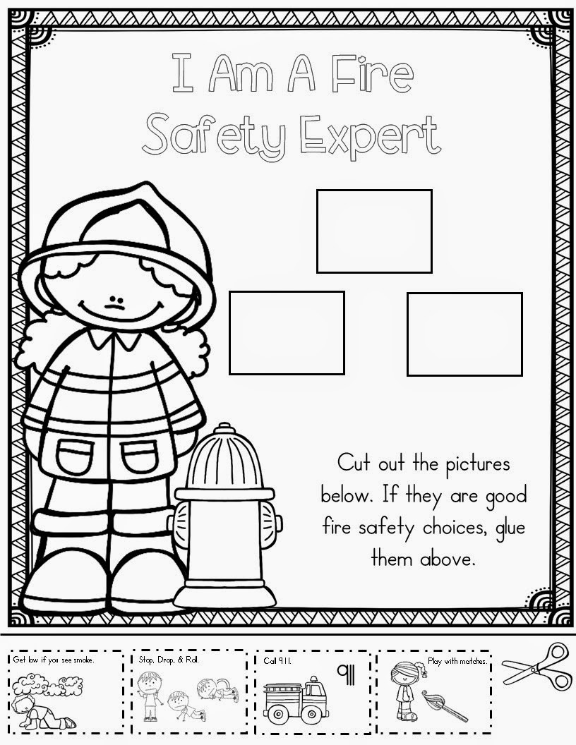 Fire Safety Worksheets Preschool Fire Safety Lessons Tes Teach