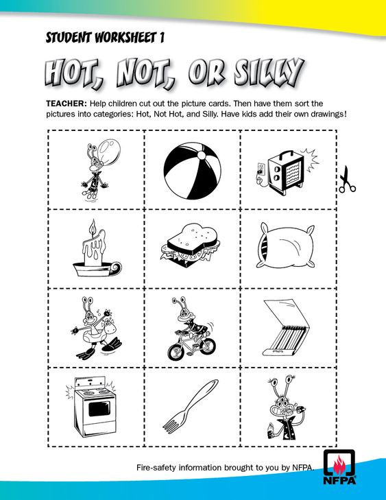 Fire Safety Worksheets Preschool Safety Worksheets for Kindergarten &amp; Sun Safety Worksheets