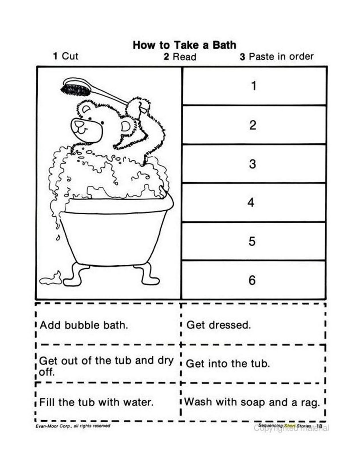 First Grade Sequencing Worksheets New Sequencing events Worksheet