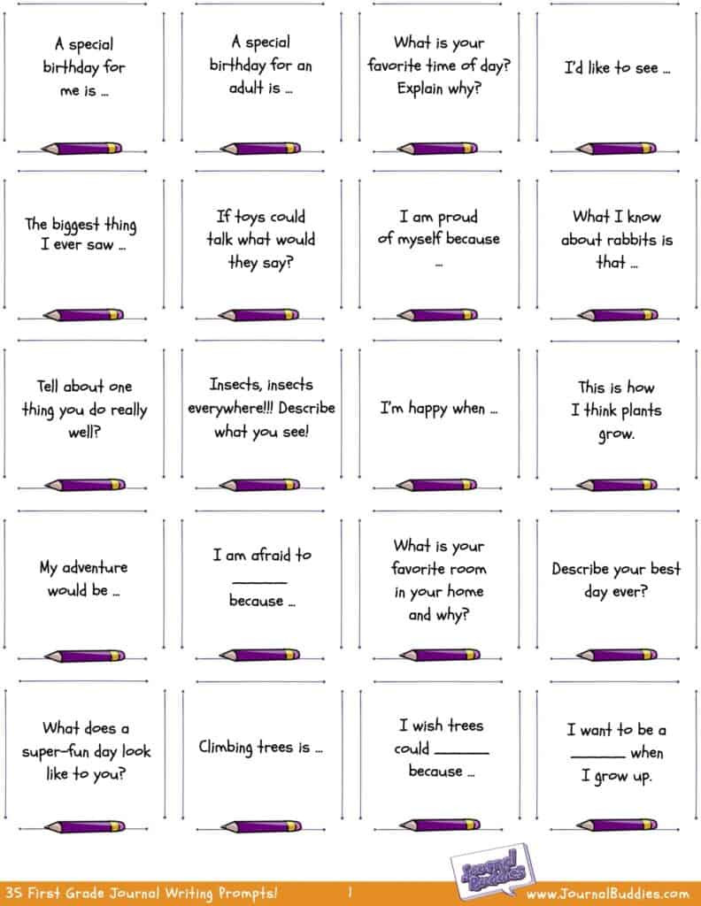 First Grade Writing Worksheets Writing Worksheets for Grade 1 • Journalbud S