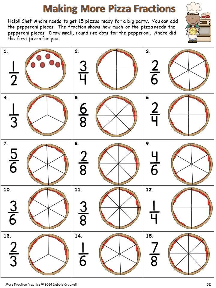 Fraction Worksheets First Grade Fractions for Third Grade Ccss 3 Nf