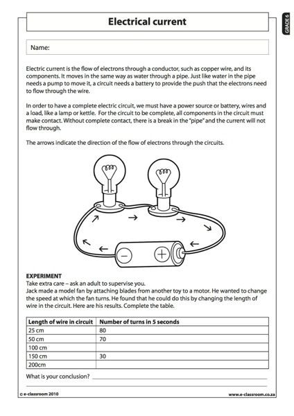 Free 6th Grade Science Worksheets Members Ly