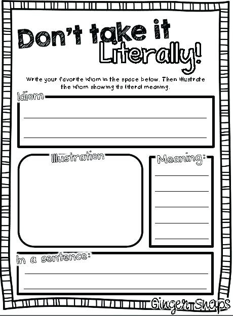 Idiom Worksheets for 2nd Grade 4th Grade Idioms Idioms Meaning Matching Cards Meets Grade