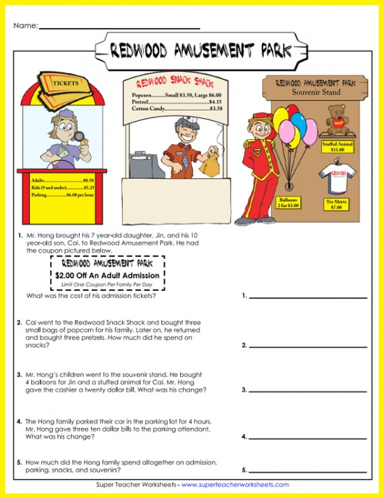 Istep Practice Worksheets 5th Grade Multiple Step Word Problem Worksheets