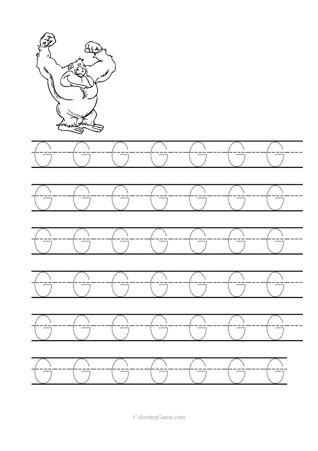 Letter G Tracing Worksheets Preschool Letter G Tracing Worksheets – Jpbitcoinub