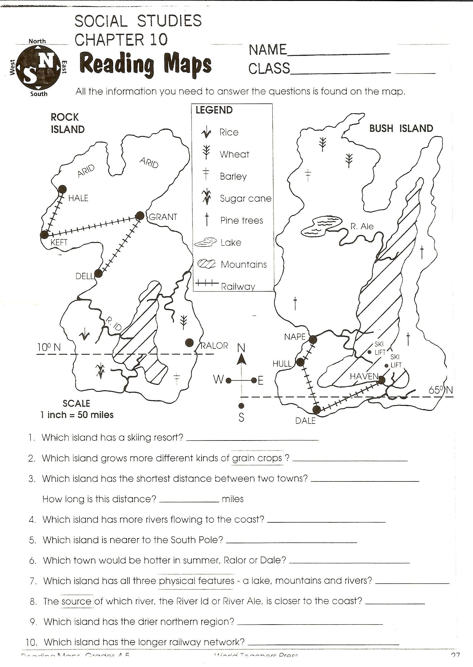 Map Skills Worksheet 2nd Grade Map Skills Worksheets to Download Map Skills Worksheets