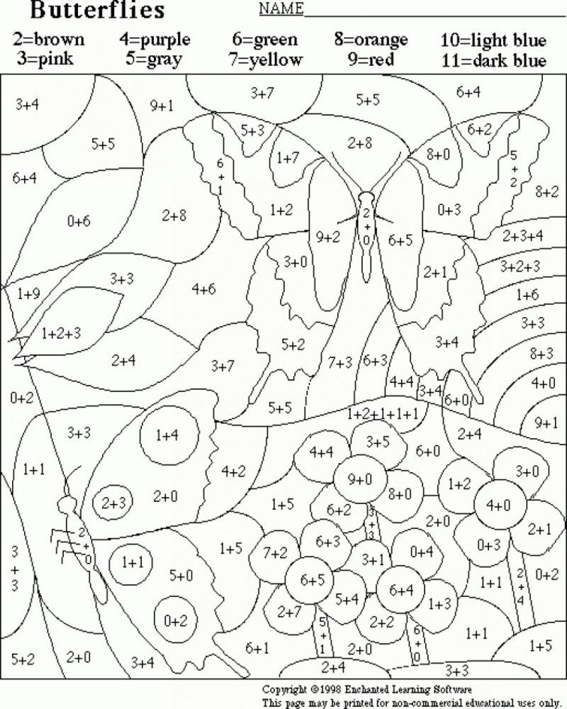 Math Coloring Pages 2nd Grade Math Coloring Worksheets 2nd Grade Printable In 2020