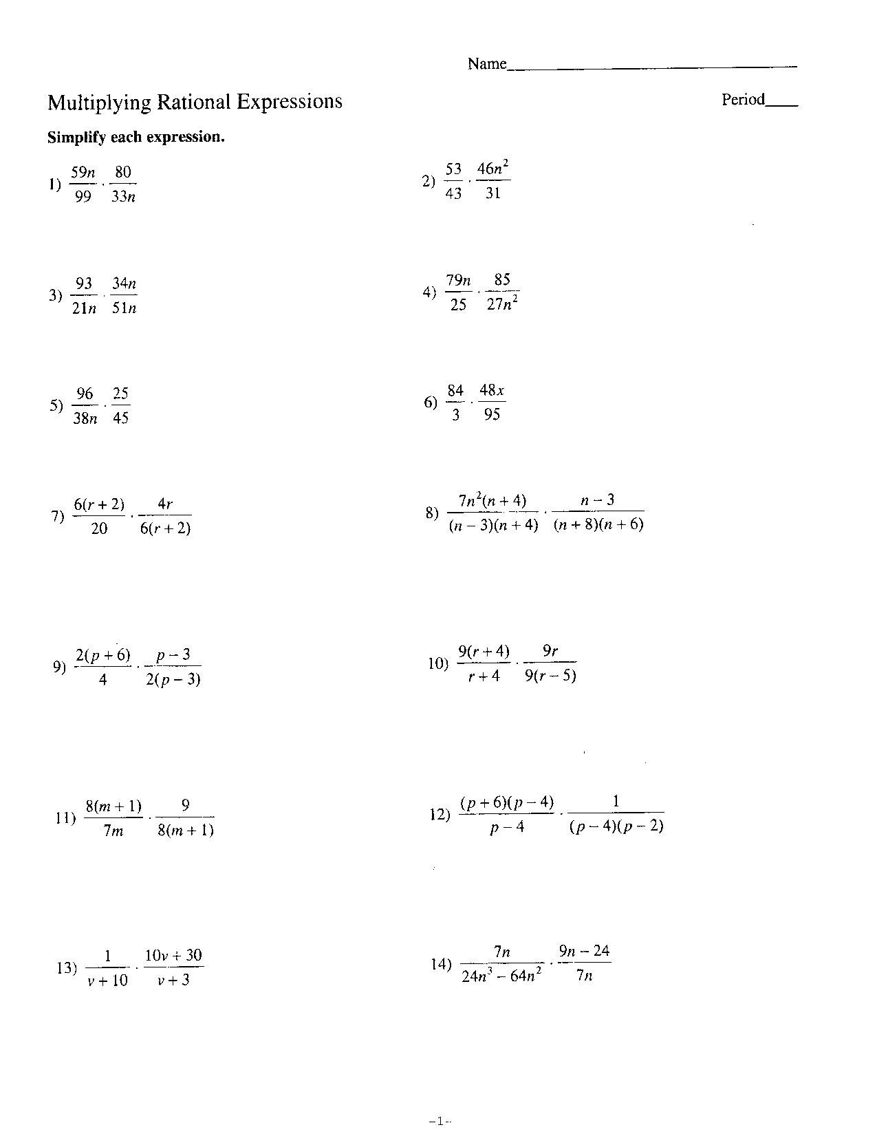 Numerical Expressions Worksheets 6th Grade Beautiful Evaluating Numerical Expressions Worksheet