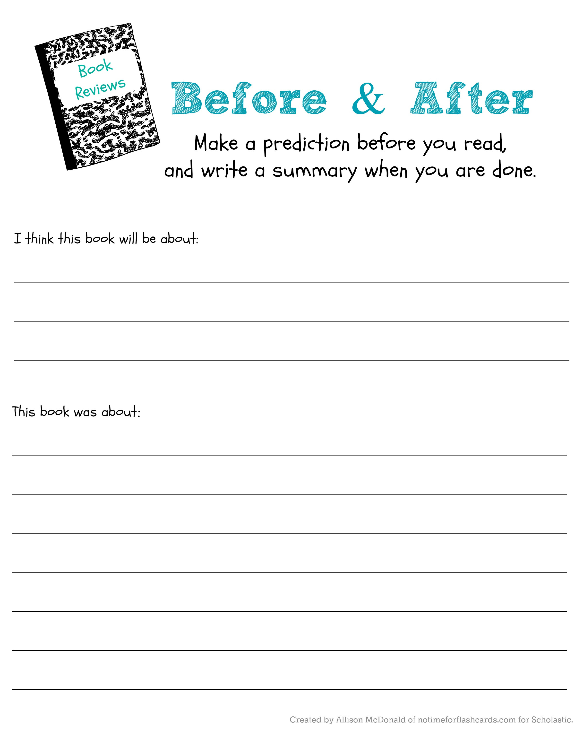 Predictions Worksheets 1st Grade Judge A Book by Its Cover to Predict &amp; Read