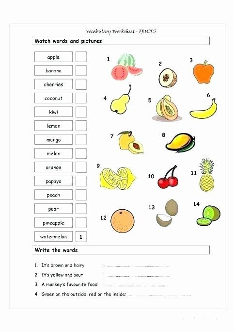 Preschool Fruits and Vegetables Worksheets Pin On Examples Printable Preschool Worksheets