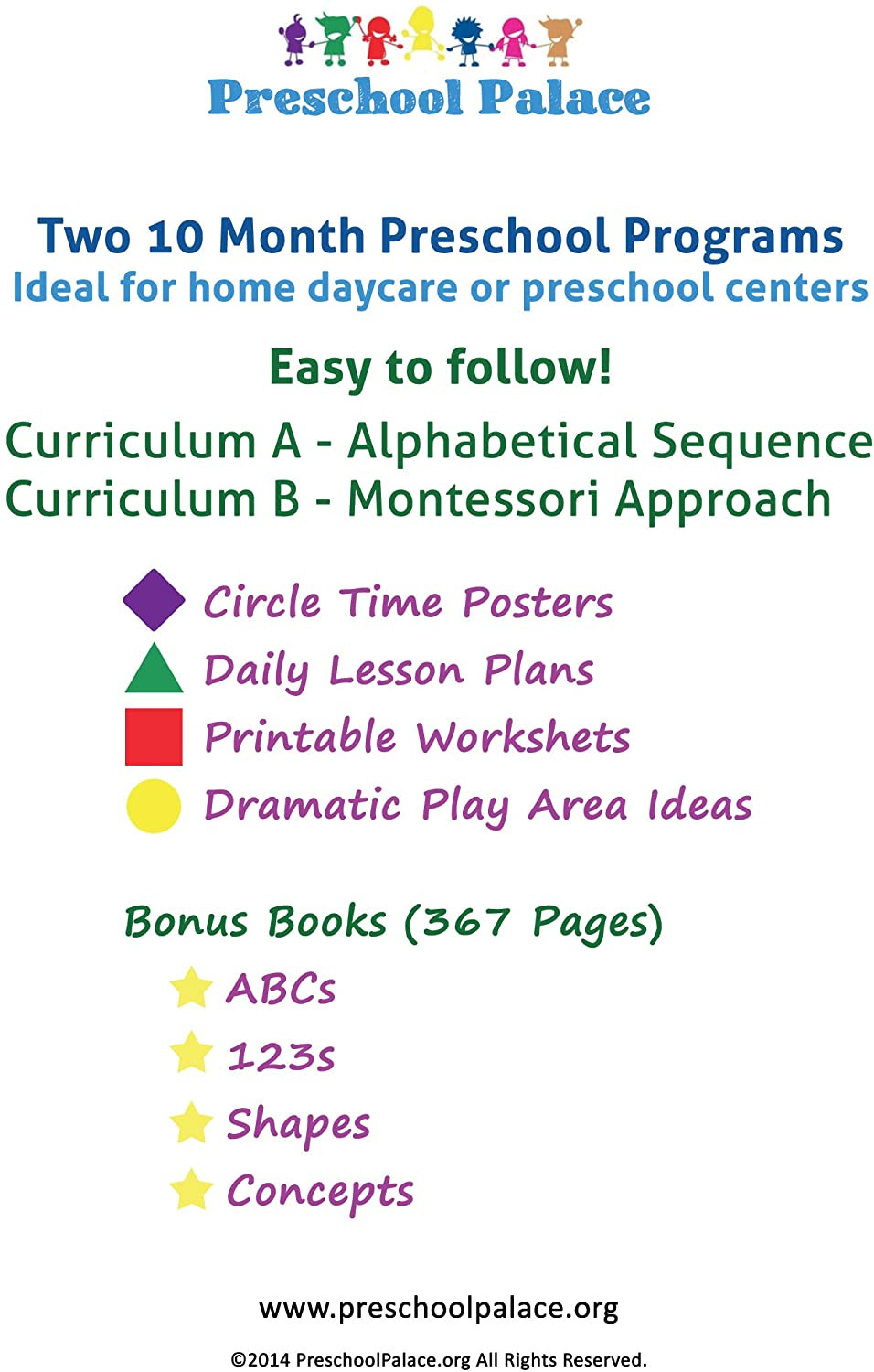 Preschool Palace Curriculum the Ultimate Preschool Curriculum Kit Printable Workbooks Lesson Plans and Learning Activities for Preschoolers Pre K Kids and toddlers Ages 3