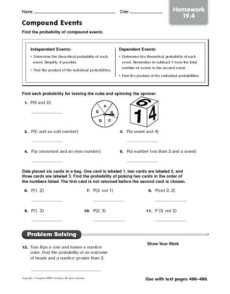 Probability Worksheets 7th Grade Probability Worksheets Answers – Dailycrazynews