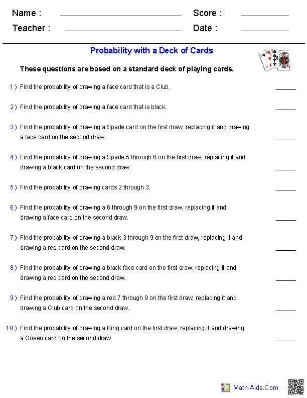 Probability Worksheets 7th Grade Unit Rate Worksheet 7th Grade as Well as Probability