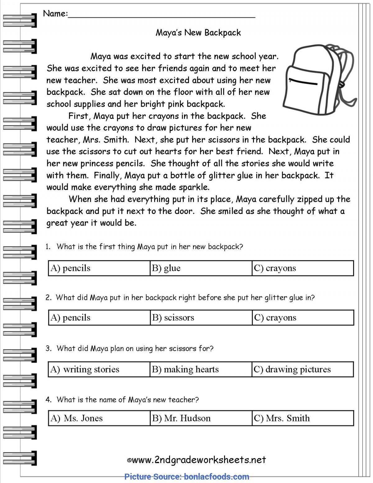 Reading Comprehension Worksheets 6th Grade Worksheet Main Idea Worksheets 6th Grade Mytourvn Work