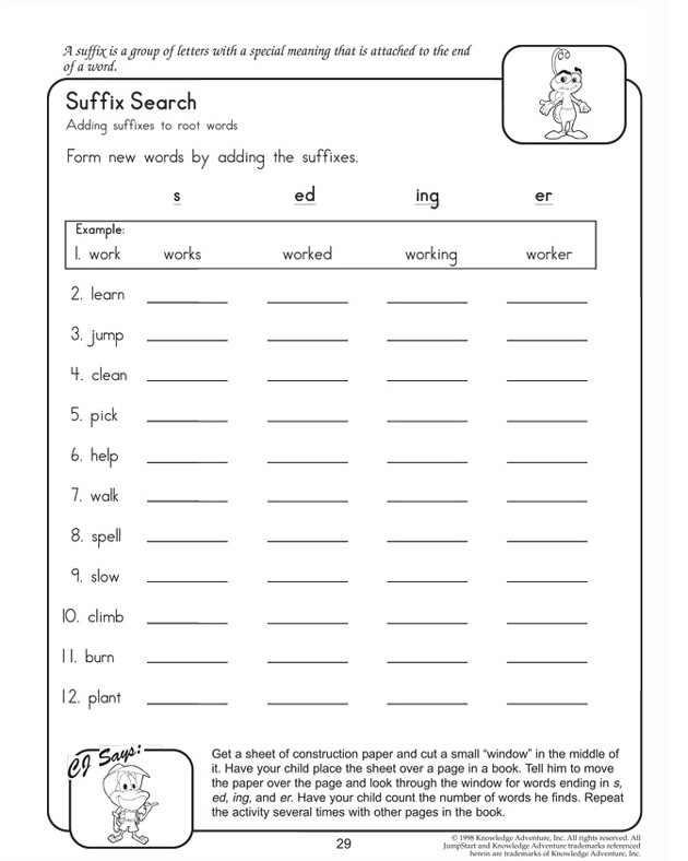 Root Word Worksheets 2nd Grade Copy 1 S Suffix Root Word Lessons Tes Teach