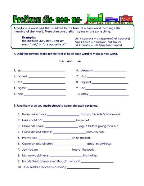 Root Word Worksheets 3rd Grade Prefix Suffix and Root Word Worksheets Worksheet for 3rd