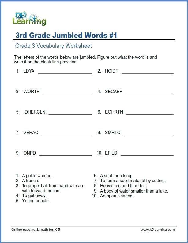 Scrambled Sentences Worksheets 2nd Grade Scrambled Sentences Worksheets Grade 1 – Keepyourheadup