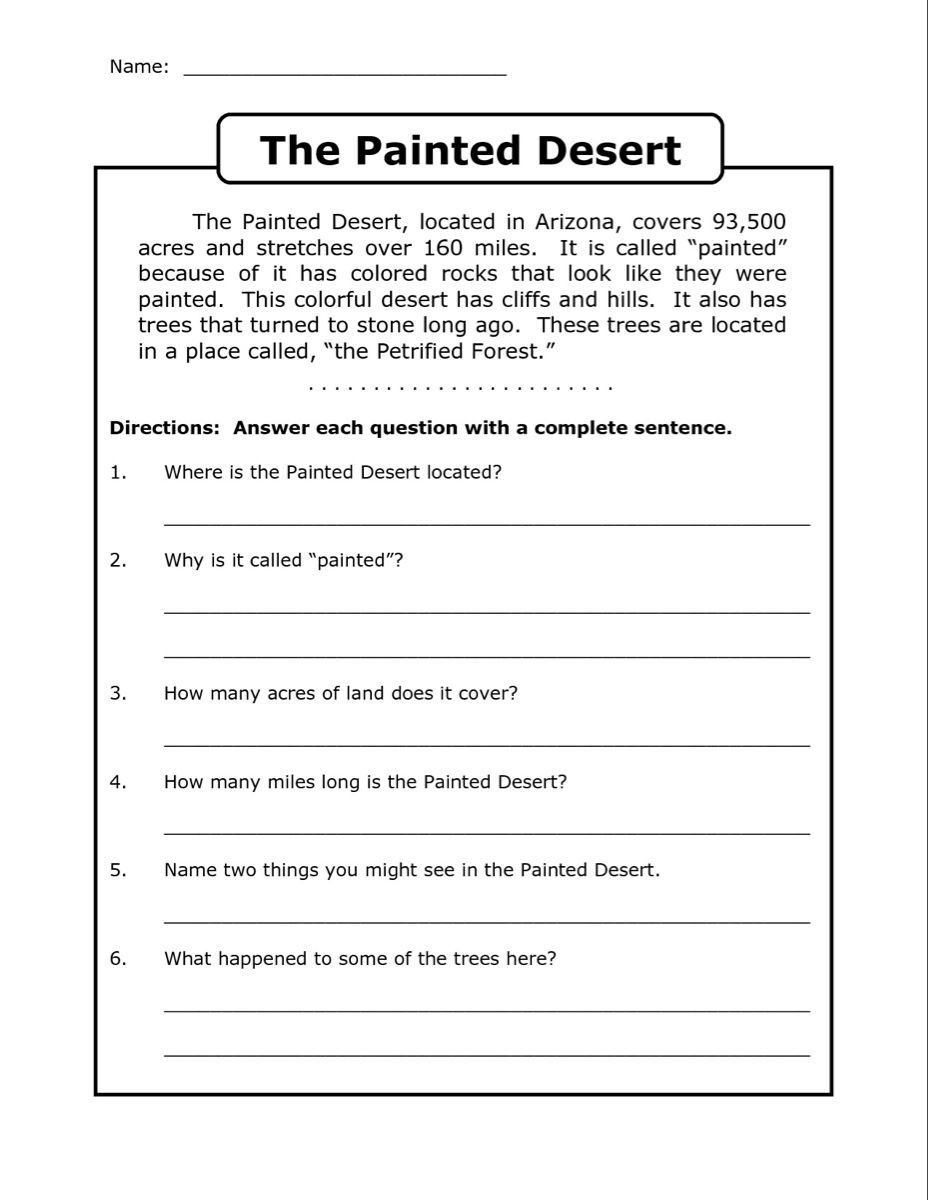 Sequence Worksheets 4th Grade 4th Grade Reading Prehension Worksheets
