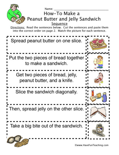 Sequence Worksheets 4th Grade Sequencing Worksheets • Have Fun Teaching
