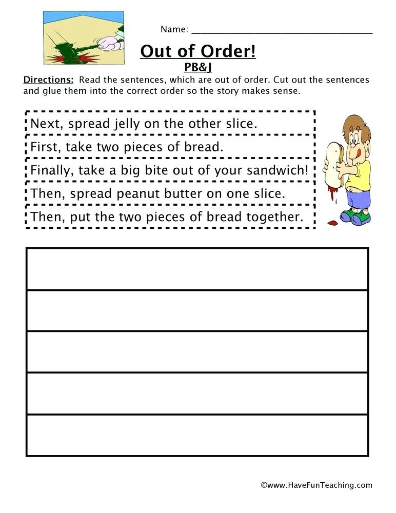 Sequence Worksheets for 1st Grade order Of events Worksheets – Goodaction