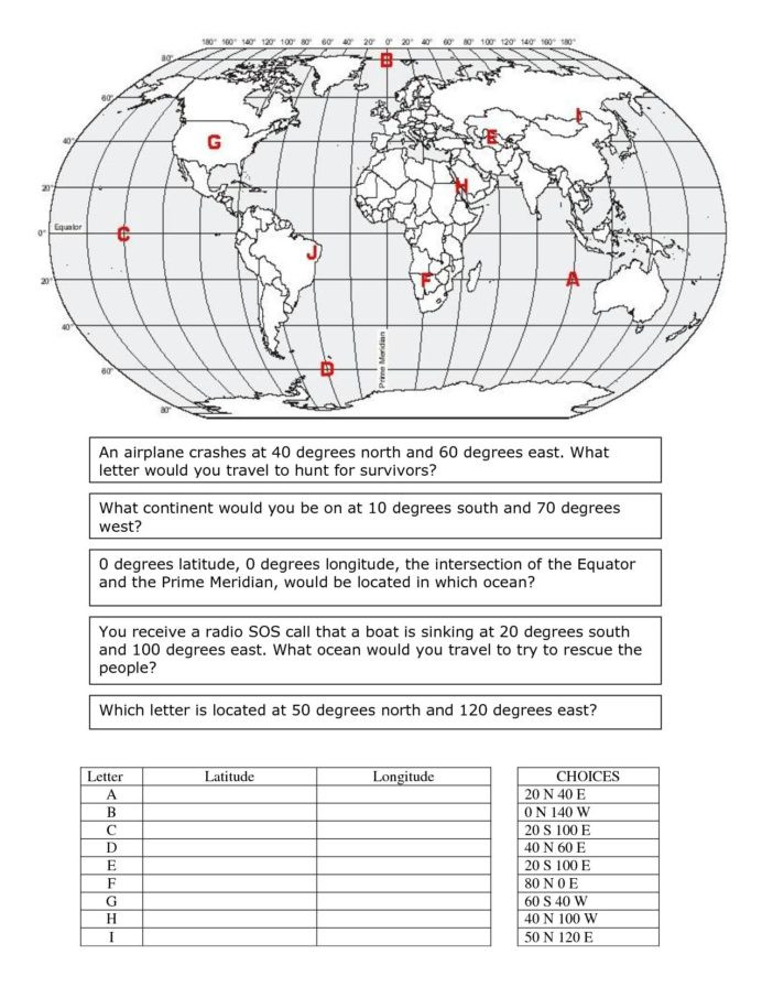 Seventh Grade social Studies Worksheets Collection Map Skills Worksheets Middle School them