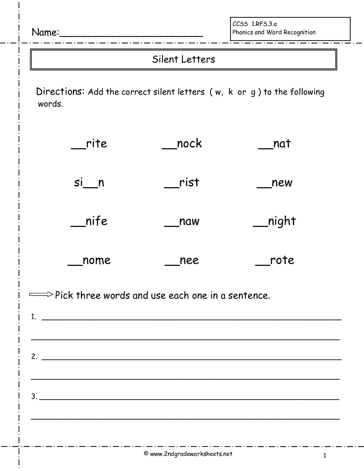 Silent E Worksheets 2nd Grade Second Grade Phonics Worksheets and Flashcards