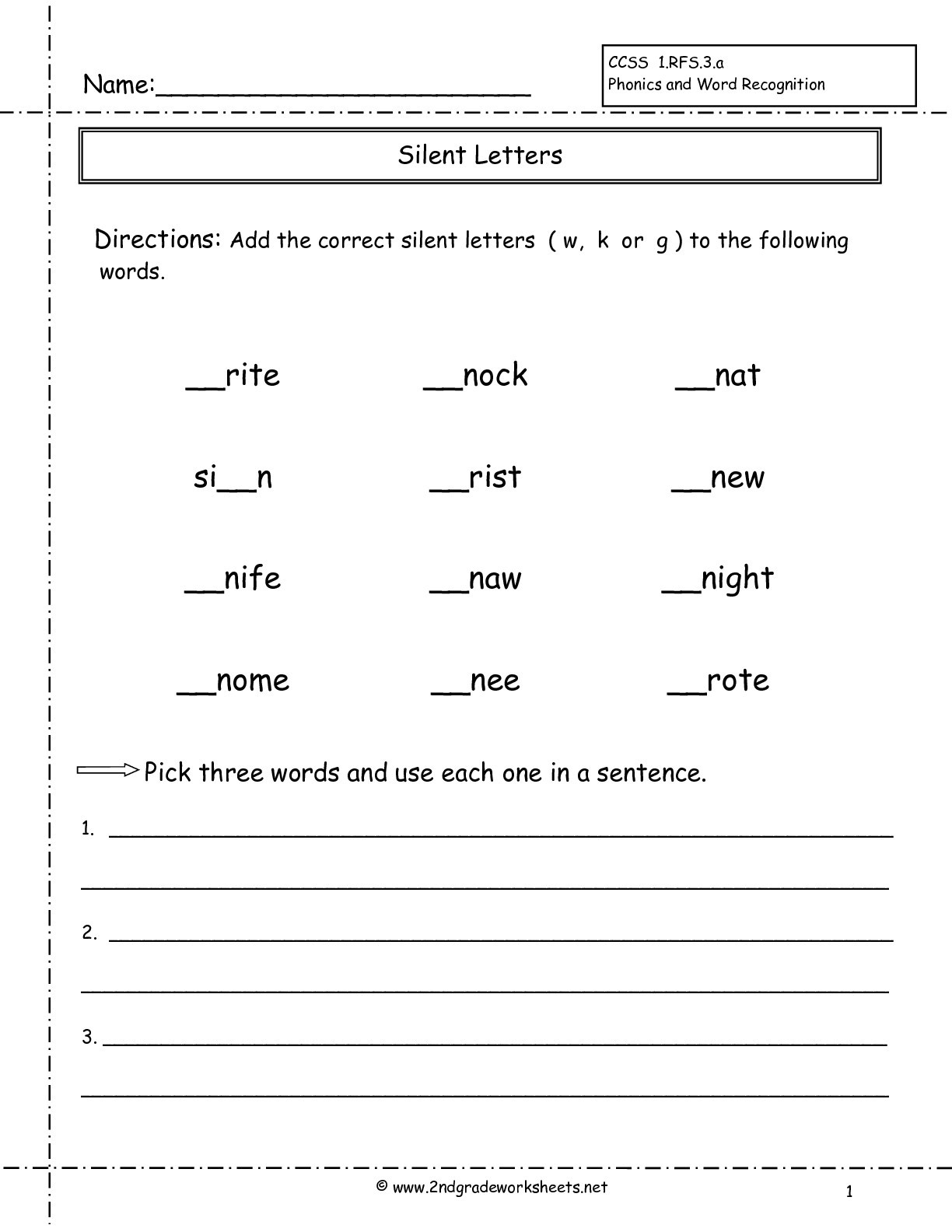 20 Silent E Worksheets 2nd Grade Desalas Template