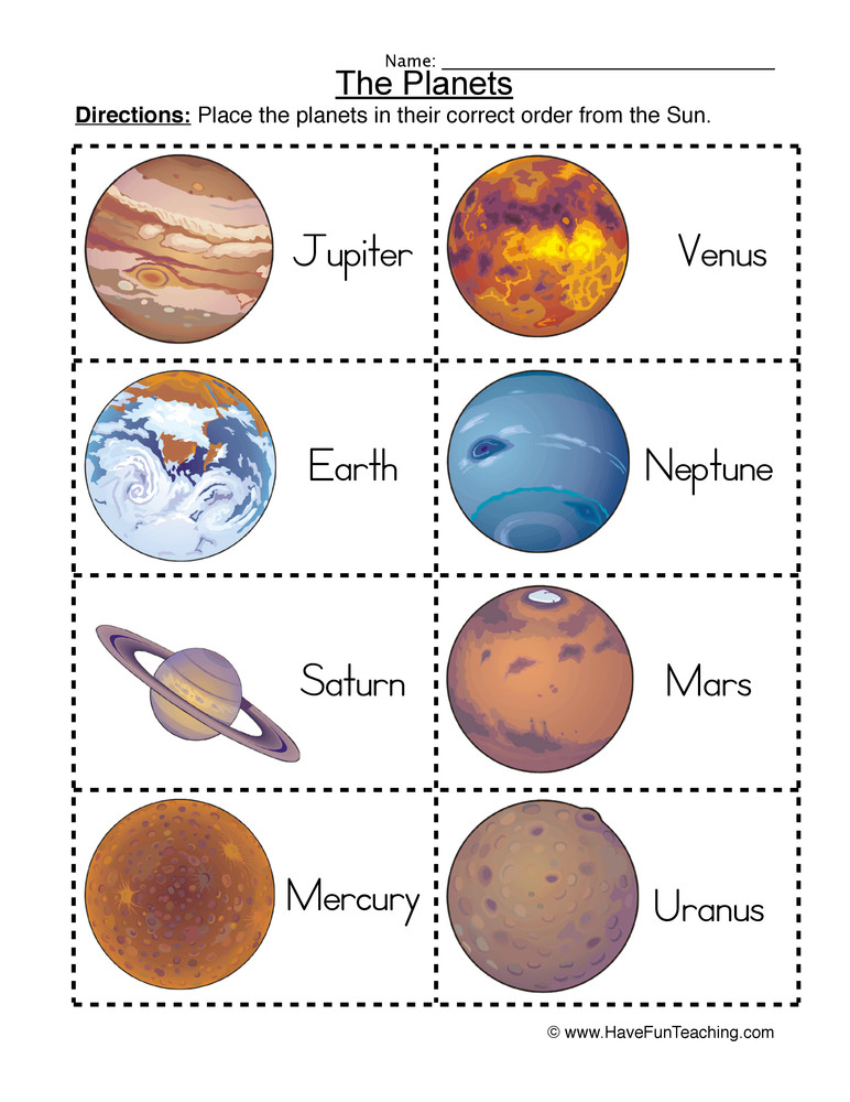 Solar System Worksheets 5th Grade solar System Diagram Worksheet