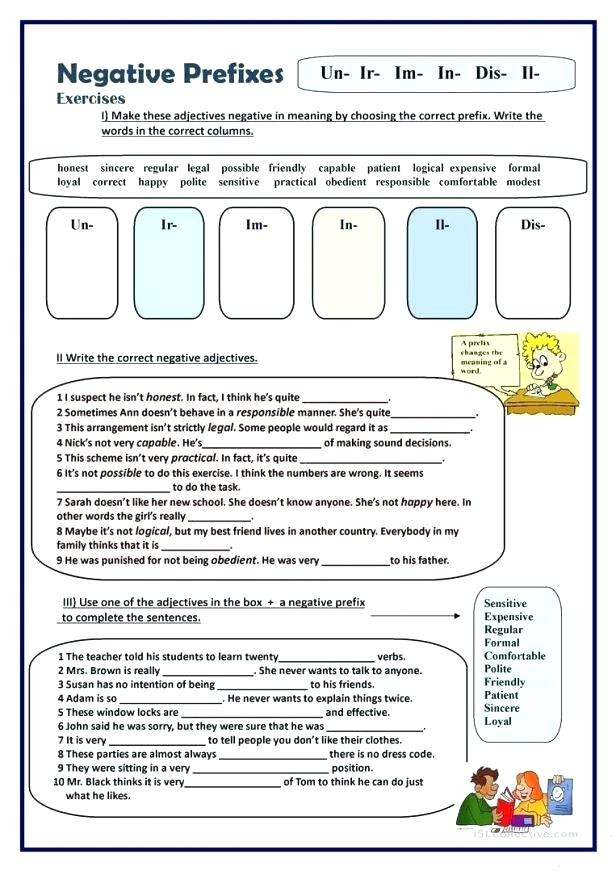 Suffix Worksheets 3rd Grade 3rd Grade Prefixes and Suffixes Worksheets Free Printable