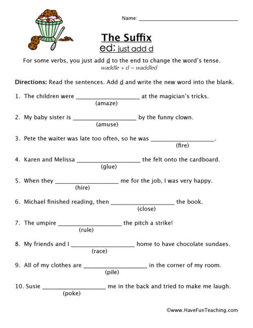 Suffixes Worksheet 3rd Grade Suffixes Worksheets • Have Fun Teaching